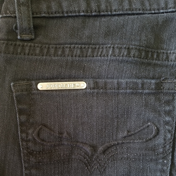 JORDACHE BLACK SKINNY JEANS SIZE 28 - Picture 7 of 8